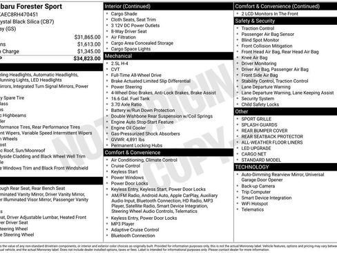 Used 2024 Subaru Forester Sport image 2