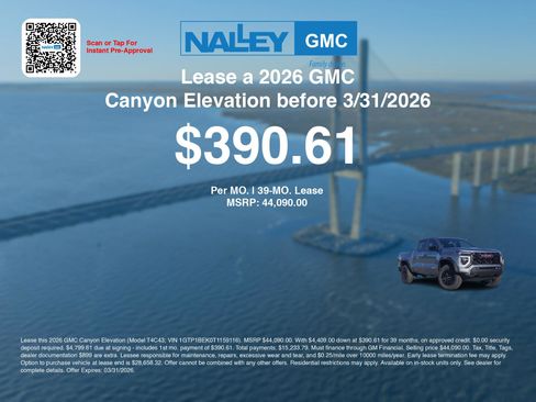 New 2026 GMC Canyon Elevation w/ Convenience Package image 3