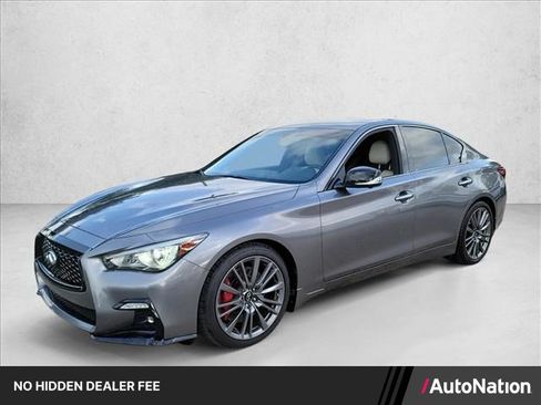 Used 2021 INFINITI Q50 Red Sport 400 w/ Proactive Package RWD image 1