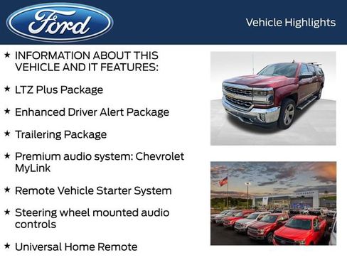 Used 2017 Chevrolet Silverado 1500 LTZ w/ Sport Package image 4