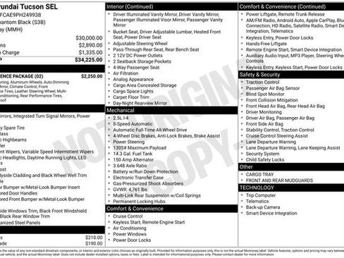 Used 2023 Hyundai Tucson SEL w/ Convenience Package image 10
