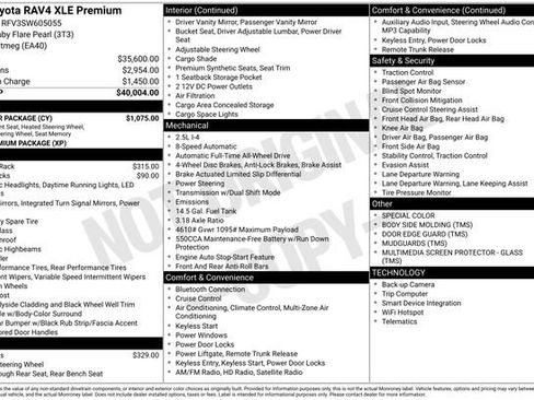 Used 2025 Toyota RAV4 XLE Premium w/ Weather Package AWD/4WD image 33