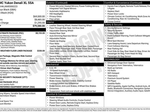 Used 2019 GMC Yukon XL Denali w/ Denali Ultimate Package RWD image 3