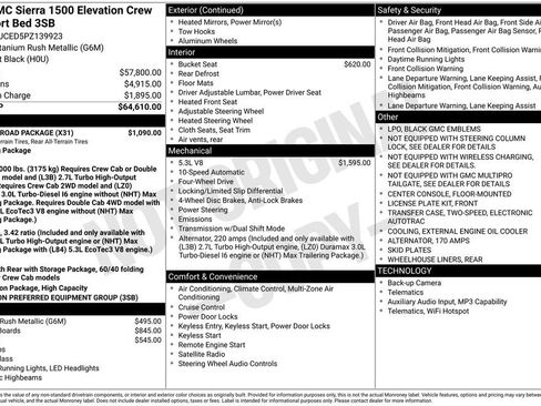 Used 2023 GMC Sierra 1500 Elevation w/ X31 Off-Road Package image 41