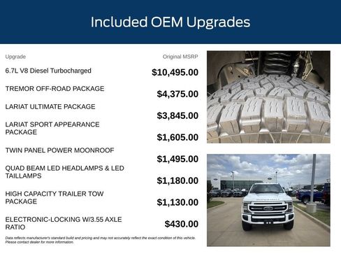 Used 2022 Ford F250 Lariat w/ Tremor Off-Road Package AWD/4WD image 11