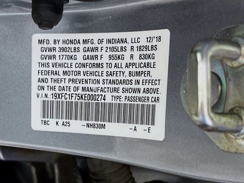Used 2019 Honda Civic EX-L image 27