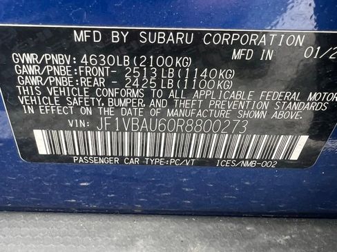 Used 2024 Subaru WRX GT AWD/4WD image 5