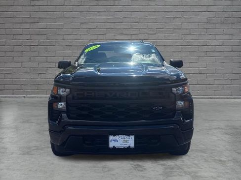 Used 2024 Chevrolet Silverado 1500 Custom w/ Turbomax Blackout Package AWD/4WD image 2