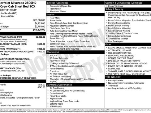 New 2026 Chevrolet Silverado 2500 Custom w/ Custom Value Package AWD/4WD image 37