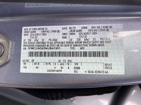 Used 2022 Ford Escape SE w/ Convenience Package image 61