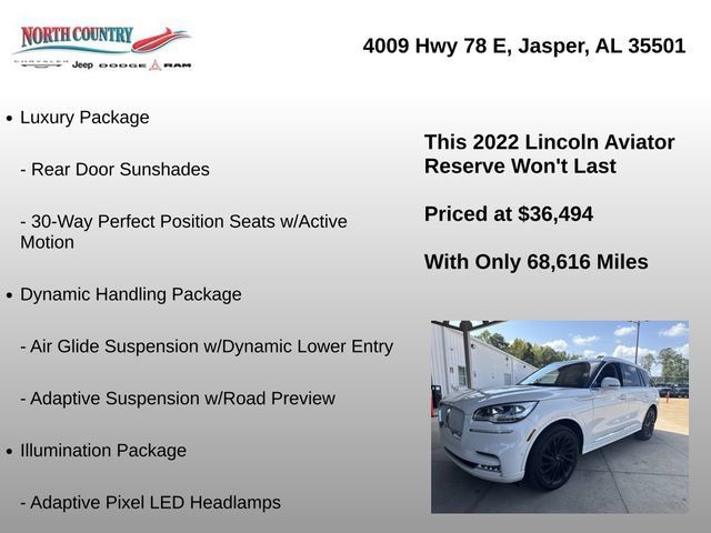 Used 2022 Lincoln Aviator Reserve w/ Equipment Group 201A AWD/4WD image 32