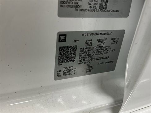 Certified 2022 GMC Sierra 1500 SLT w/ SLT Convenience Package image 69