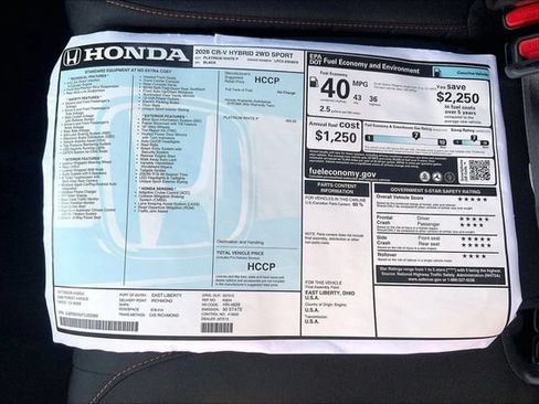 Used 2026 Honda CR-V Sport image 13