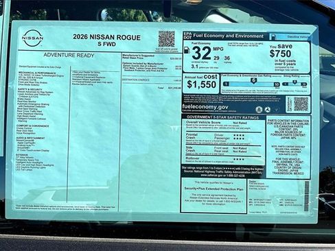 New 2026 Nissan Rogue S image 13