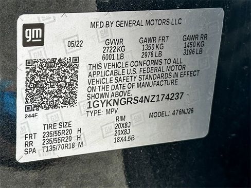 Used 2022 Cadillac XT5 Sportv w/ Technology Package image 33