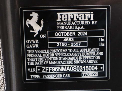 Certified 2025 Ferrari SF90 Spider AWD/4WD image 38