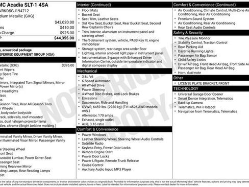 Used 2016 GMC Acadia SLT image 33