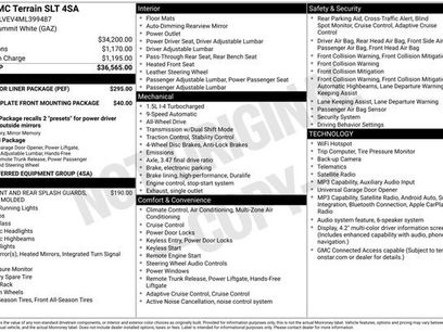 Used 2021 GMC Terrain SLT w/ LPO, Floor Liner Package