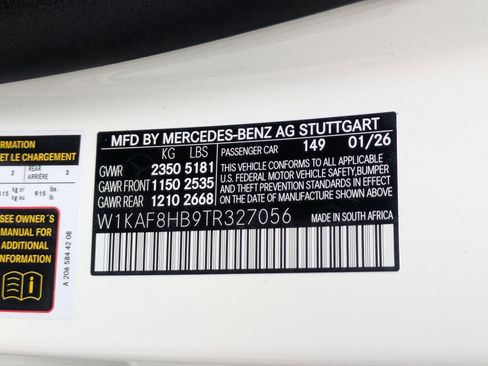 New 2026 Mercedes-Benz C 43 AMG 4MATIC Sedan image 17