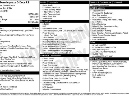 Used 2024 Subaru Impreza RS image 4