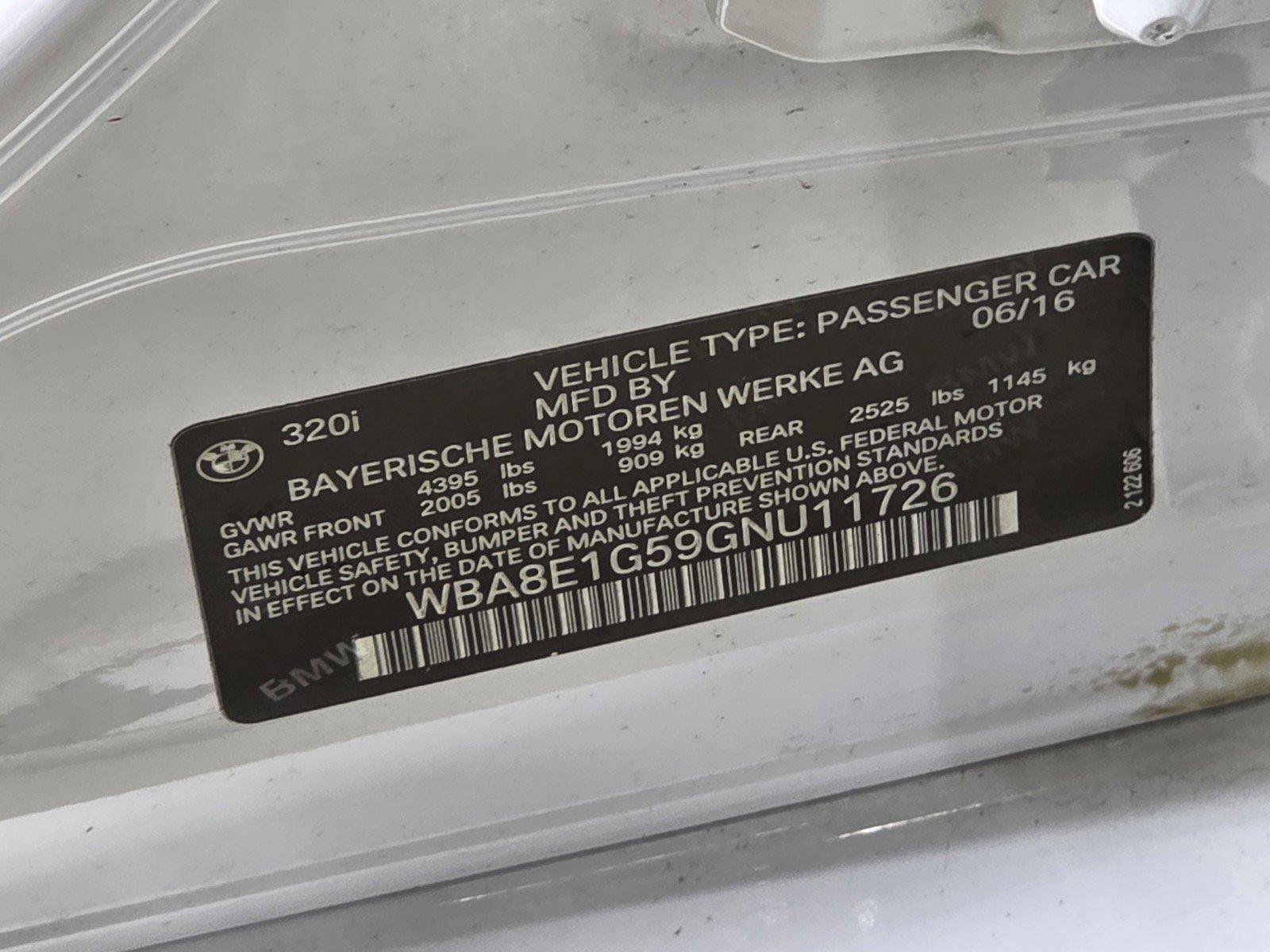Used 2016 BMW 320i Sedan RWD image 20
