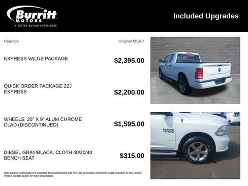Used 2018 RAM 1500 Express w/ Express Value Package AWD/4WD image 3
