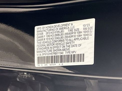 Certified 2024 Honda Pilot EX-L image 36