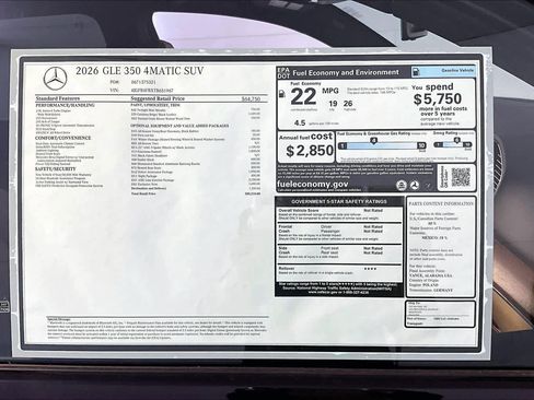 New 2026 Mercedes-Benz GLE 350 4MATIC image 18