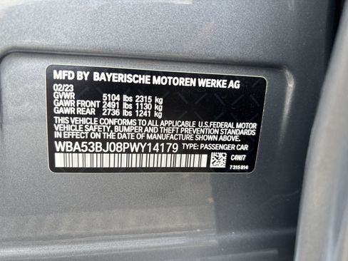 Used 2023 BMW 540i RWD image 37