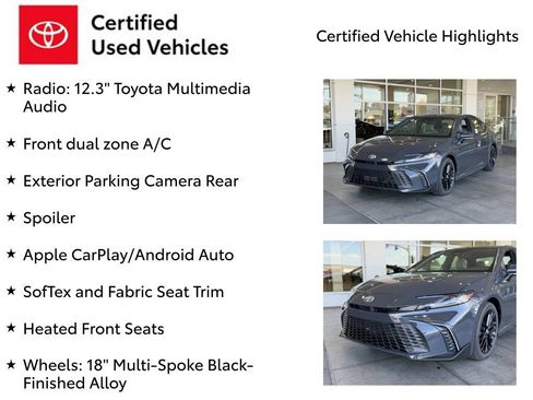 Certified 2026 Toyota Camry SE FWD image 7
