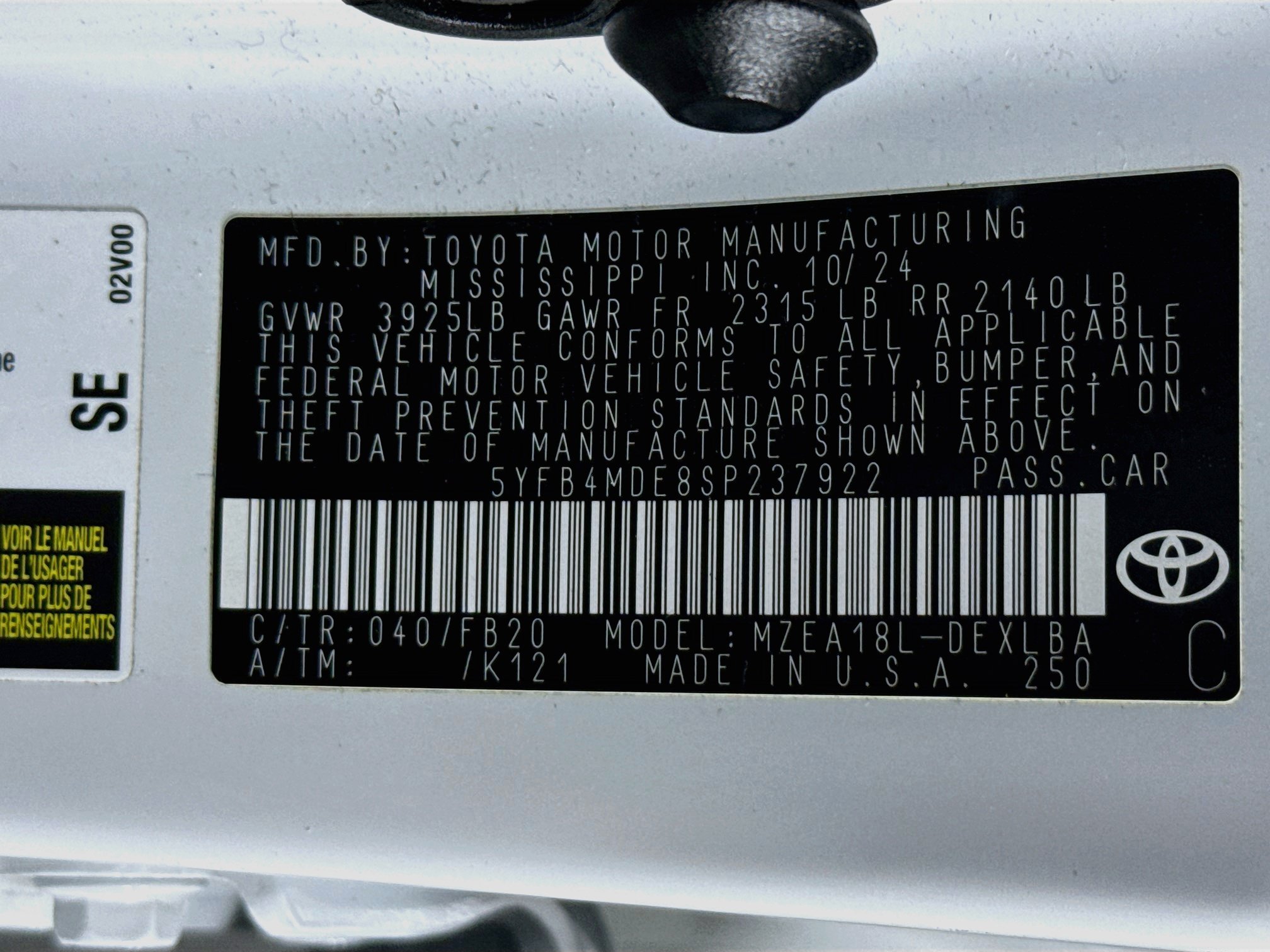 Used 2025 Toyota Corolla LE FWD image 36