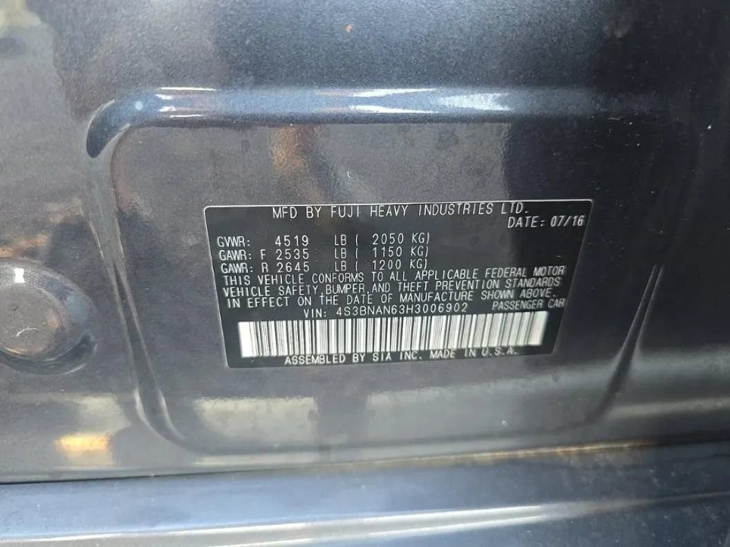 Used 2017 Subaru Legacy 2.5i Limited AWD/4WD image 15
