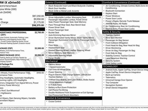 Certified 2025 BMW iX xDrive50 image 8