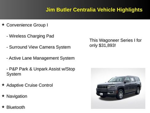 Used 2022 Jeep Wagoneer Series I w/ Convenience Group I AWD/4WD image 11