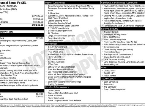 New 2026 Hyundai Santa Fe SEL FWD image 20