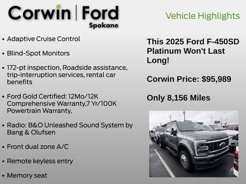 Used 2025 Ford F450 Platinum AWD/4WD image 6
