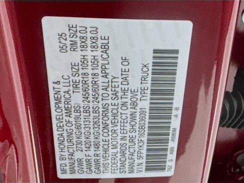 Certified 2025 Honda Ridgeline Sport image 38