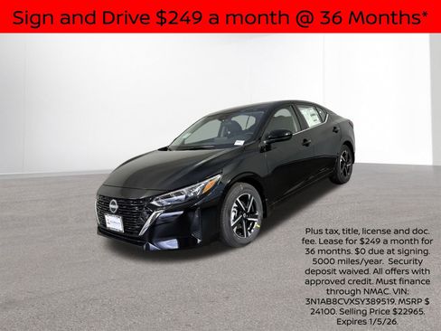 New 2025 Nissan Sentra SV w/ All-Weather Package image 2