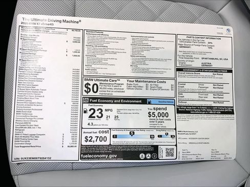 New 2026 BMW X7 xDrive40i w/ M Sport Package image 22