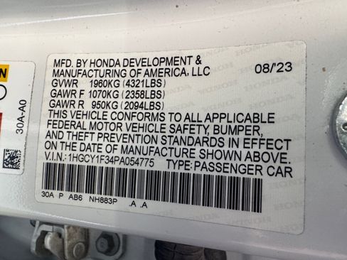 Used 2023 Honda Accord EX image 18