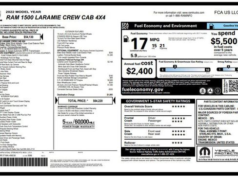 Used 2022 RAM 1500 Laramie AWD/4WD image 36
