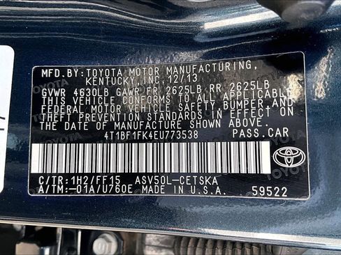 Used 2014 Toyota Camry SE FWD image 29