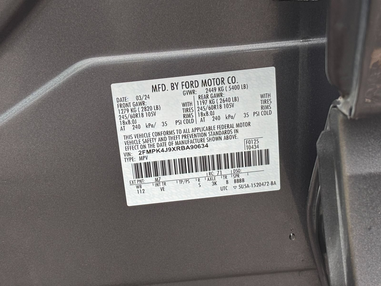 Used 2024 Ford Edge SEL AWD/4WD image 27