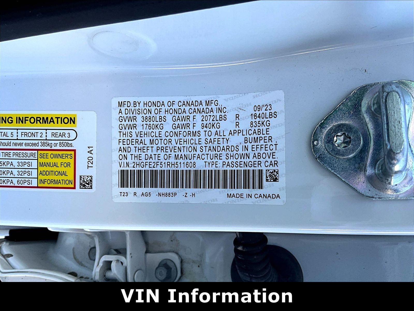 Used 2024 Honda Civic Sport image 18