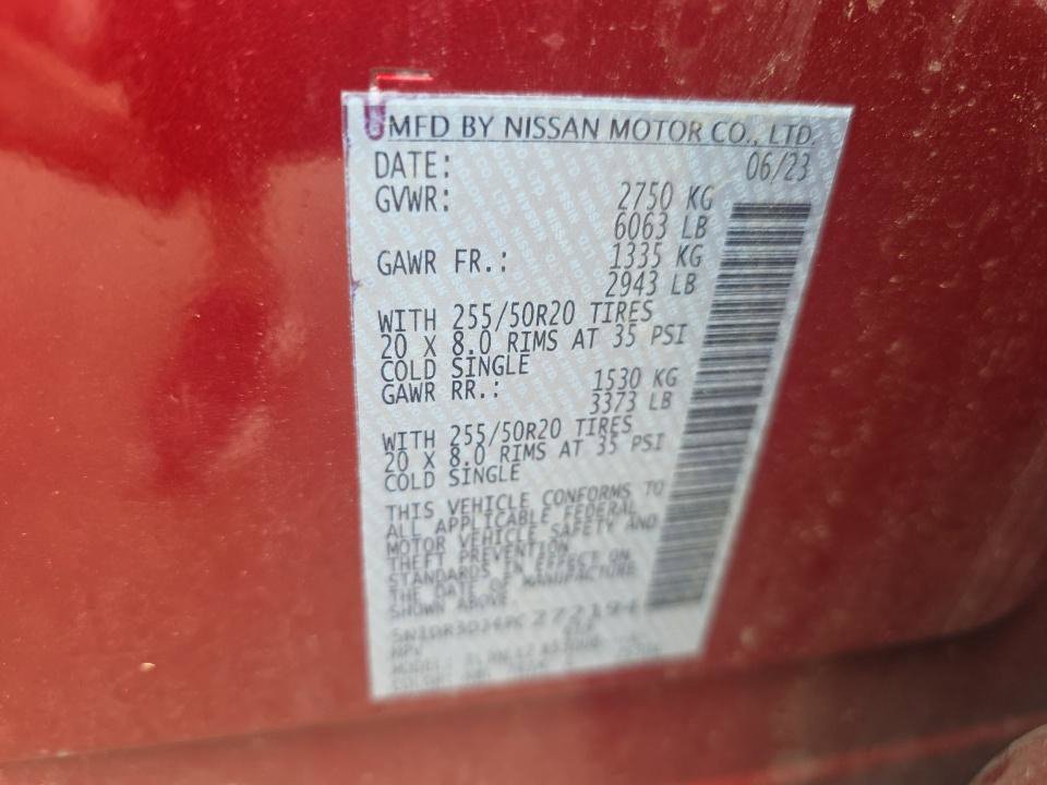 Certified 2023 Nissan Pathfinder Platinum w/ Cargo Package AWD/4WD image 18