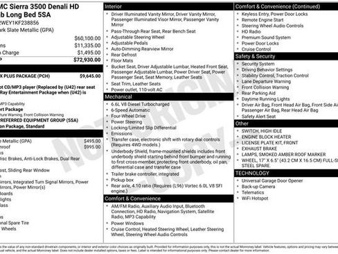 Used 2019 GMC Sierra 3500 Denali w/ Duramax Plus Package image 10