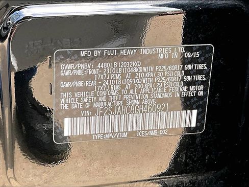 Used 2016 Subaru Forester 2.5i Limited w/ Protection Package #2 image 35