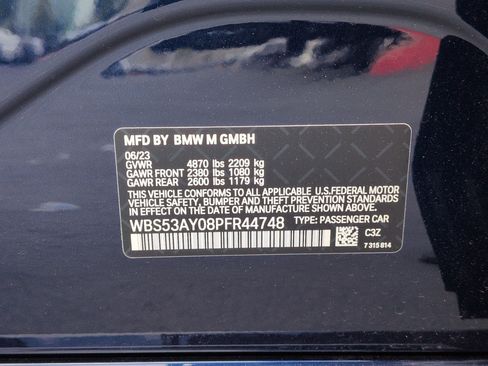 Used 2023 BMW M3 w/ Executive Package RWD image 33