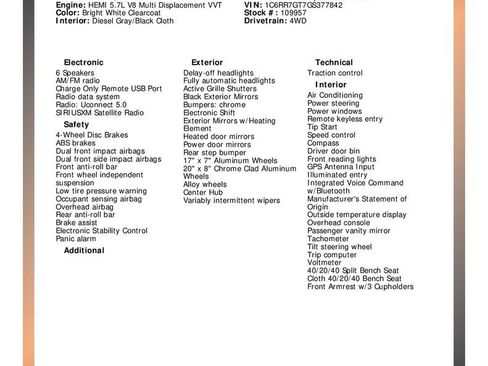 Used 2016 RAM 1500 Big Horn image 28