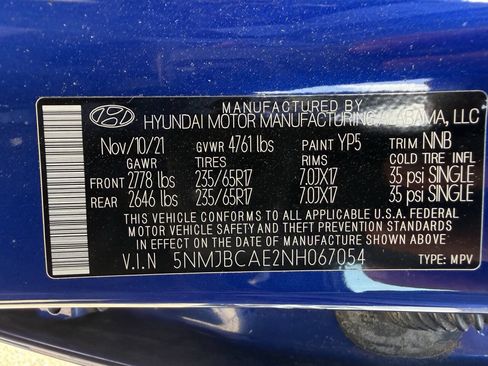 Used 2022 Hyundai Tucson SEL w/ Cargo Package AWD/4WD image 32
